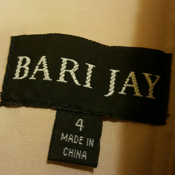 BARI JAY Gold Gown - Picture 5 of 6